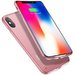 Husa Baterie Ultraslim iPhone X, iUni Joyroom 3500mAh, Rose Gold
